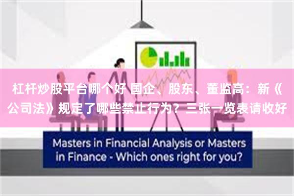 杠杆炒股平台哪个好 国企、股东、董监高：新《公司法》规定了哪些禁止行为？三张一览表请收好