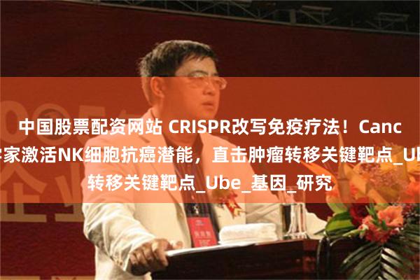中国股票配资网站 CRISPR改写免疫疗法！Cancer Cell｜科学家激活NK细胞抗癌潜能，直击肿瘤转移关键靶点_Ube_基因_研究